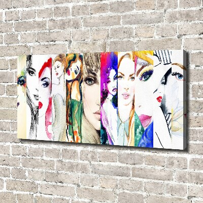 Foto canvas Vrouwenportretten