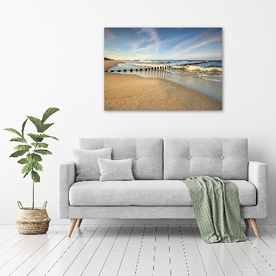 Schilderij op canvas Strand aan de Oostzee