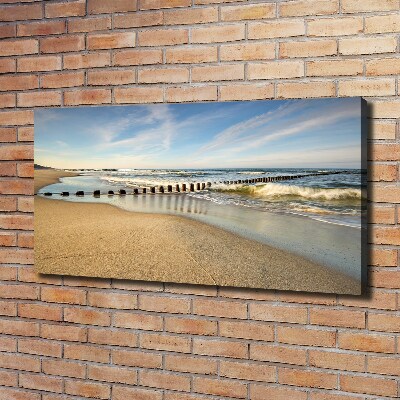 Schilderij op canvas Strand aan de Oostzee
