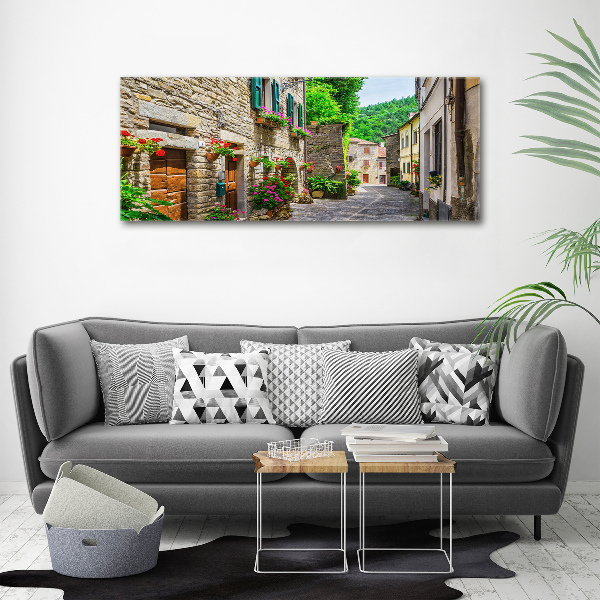 Foto canvas Een charmante straat