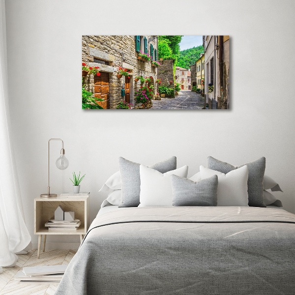 Foto canvas Een charmante straat