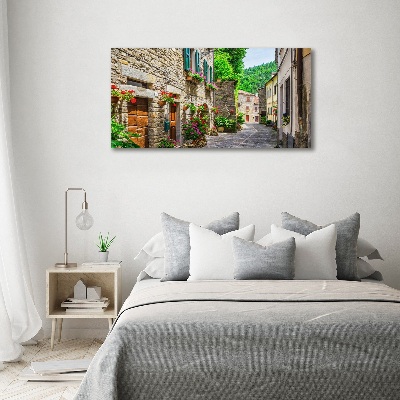 Foto canvas Een charmante straat