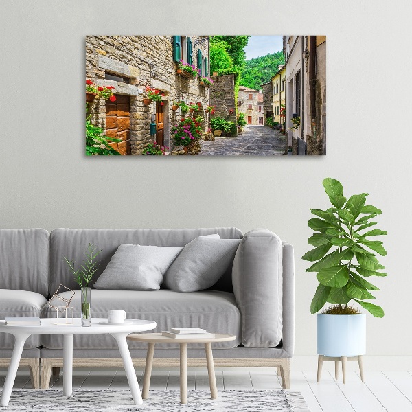 Foto canvas Een charmante straat