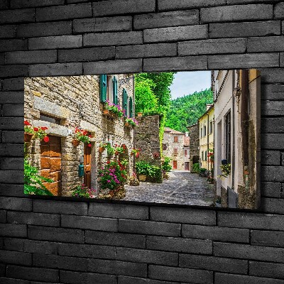 Foto canvas Een charmante straat