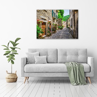 Foto canvas Een charmante straat