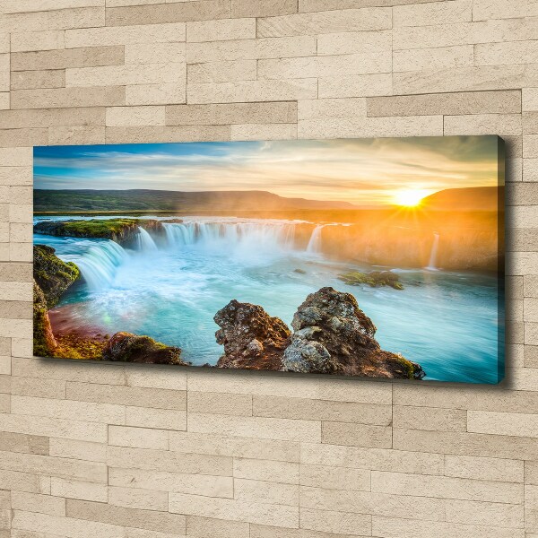 Foto op canvas Waterval