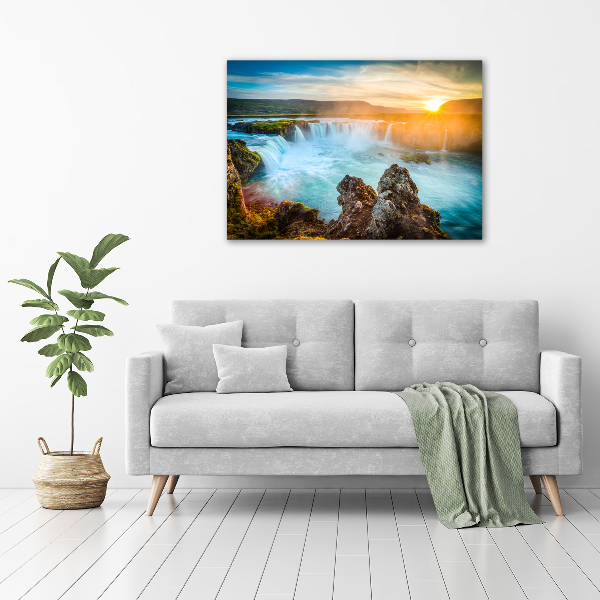 Foto op canvas Waterval