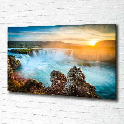 Foto op canvas Waterval