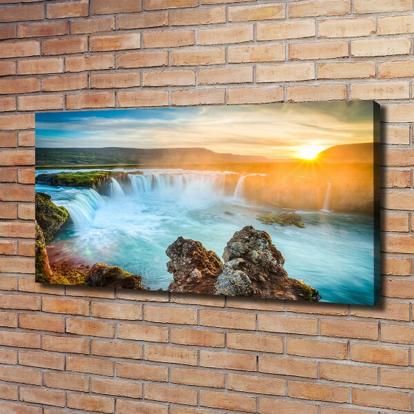 Foto op canvas Waterval