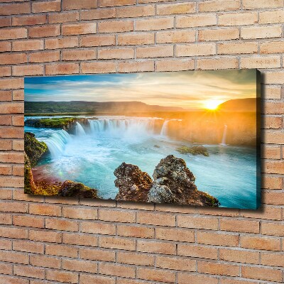 Foto op canvas Waterval