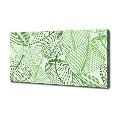 Foto obraz canvas Liście wzór