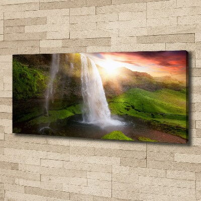 Canvas schilderij Waterval