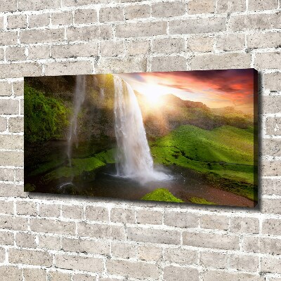 Canvas schilderij Waterval