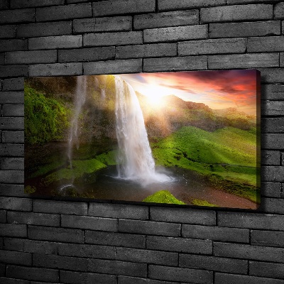 Canvas schilderij Waterval