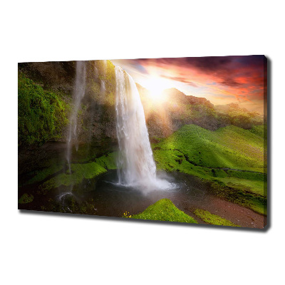 Canvas schilderij Waterval