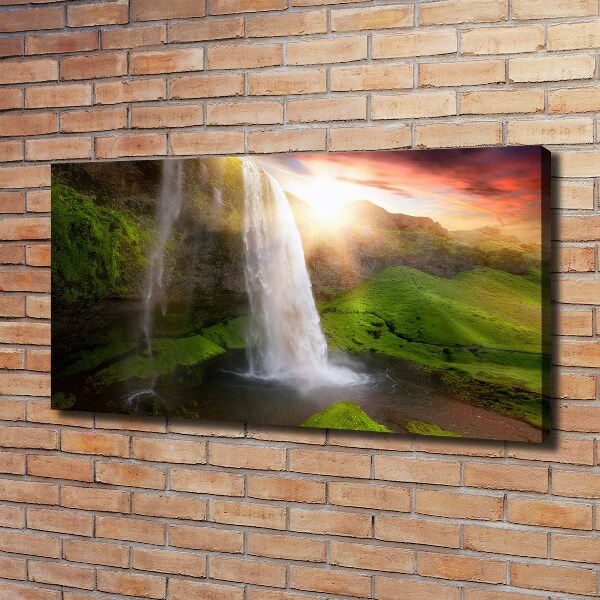 Canvas schilderij Waterval