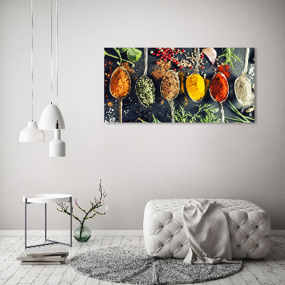 Foto op canvas Kleurrijke kruiden