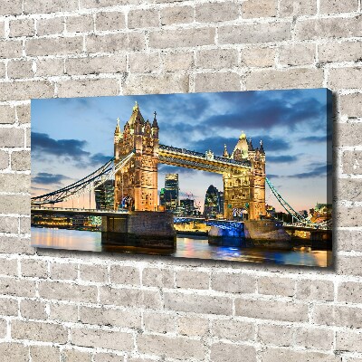 Canvas schilderij Tower Bridge Londen