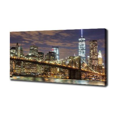 Schilderij op canvas Brooklynbrug