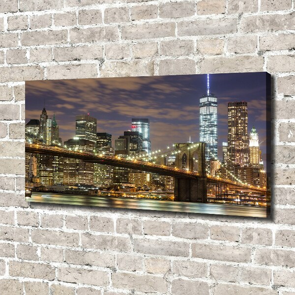 Schilderij op canvas Brooklynbrug