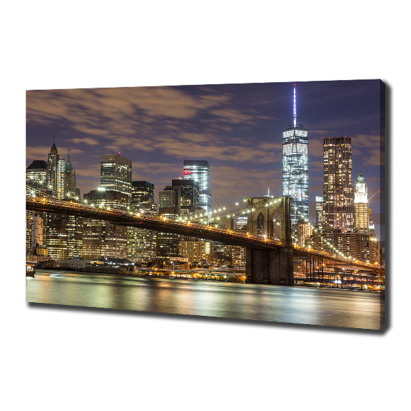 Schilderij op canvas Brooklynbrug