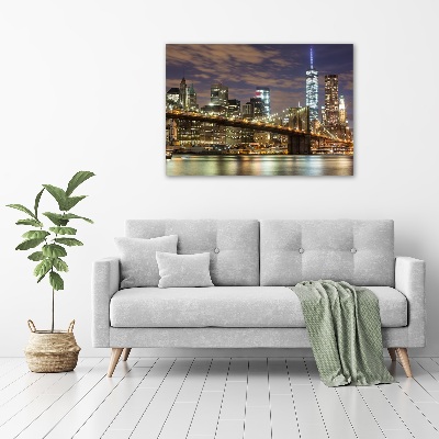 Schilderij op canvas Brooklynbrug