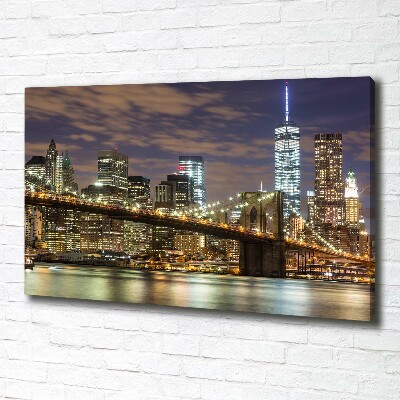 Schilderij op canvas Brooklynbrug