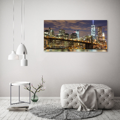 Schilderij op canvas Brooklynbrug