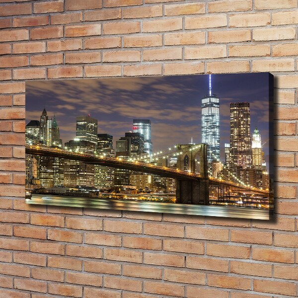 Schilderij op canvas Brooklynbrug