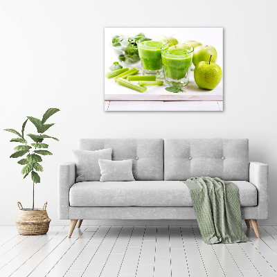 Foto op canvas Groene cocktail