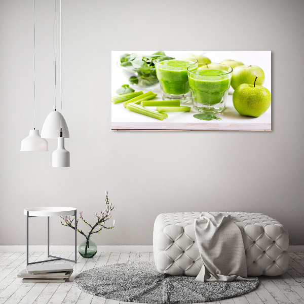 Foto op canvas Groene cocktail