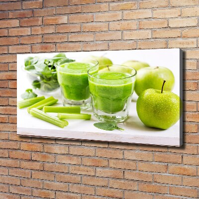 Foto op canvas Groene cocktail
