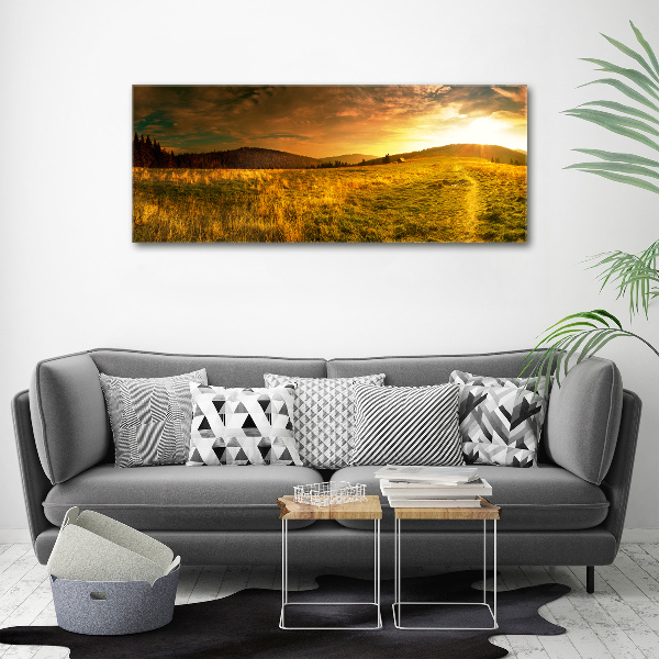 Foto canvas Panorama van het Tatragebergte
