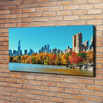 Canvas schilderij New York in de herfst
