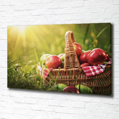 Foto canvas Appels in de mand