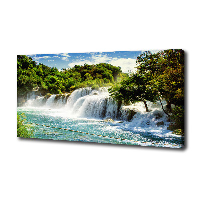 Canvas schilderij Krka-waterval
