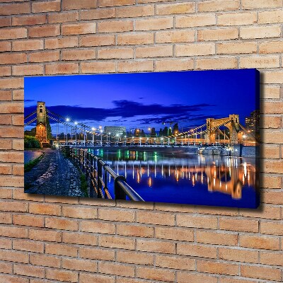 Foto op canvas Wrocław 's nachts