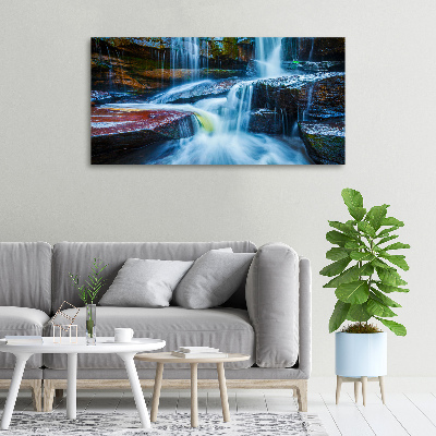 Foto canvas Tropische waterval