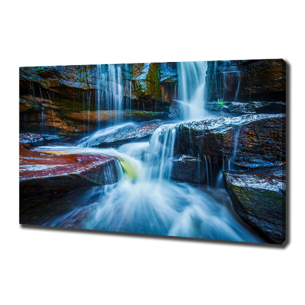 Foto canvas Tropische waterval