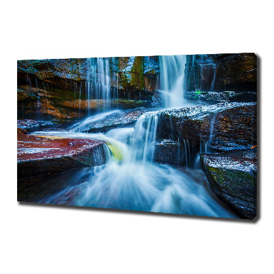 Foto canvas Tropische waterval