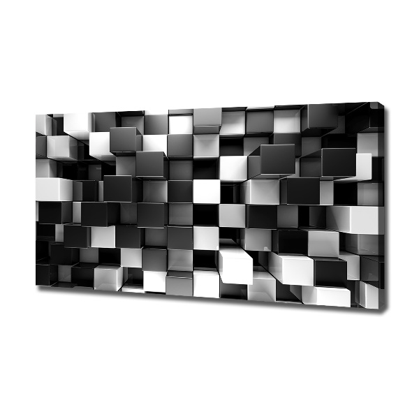 Canvas schilderij Kubusabstractie