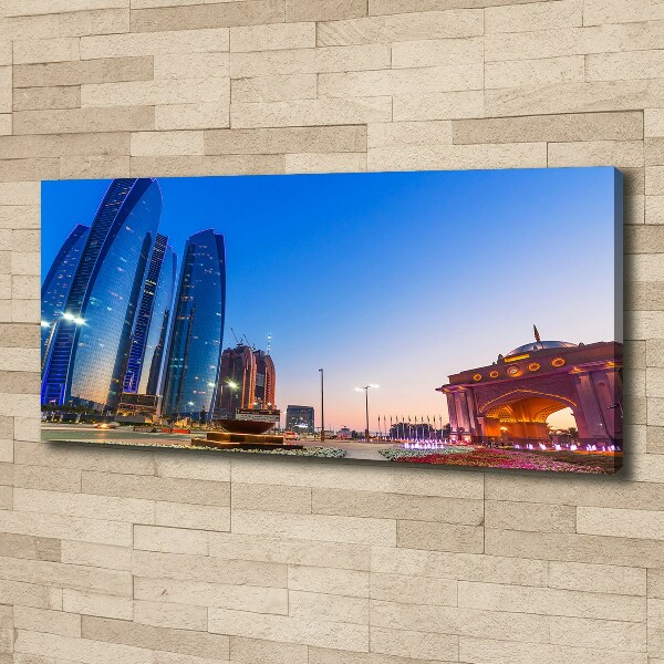 Schilderij op canvas Straten van Abu Dhabi