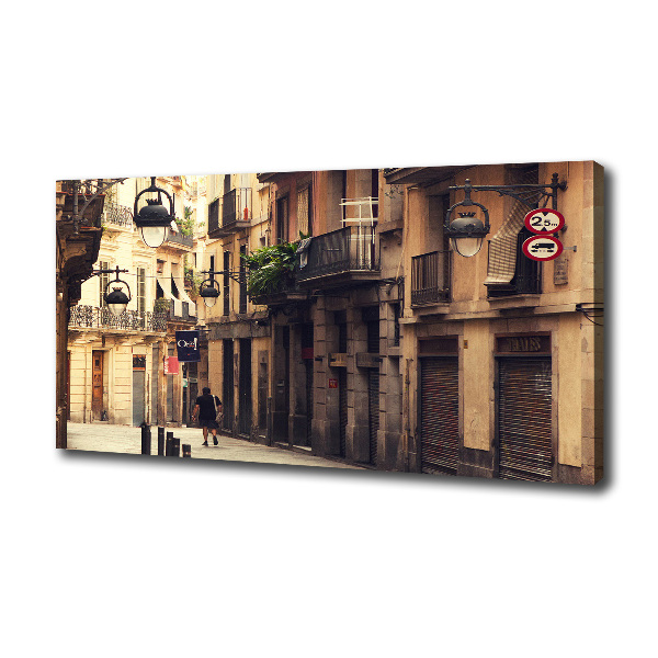 Foto op canvas Straten van Barcelona