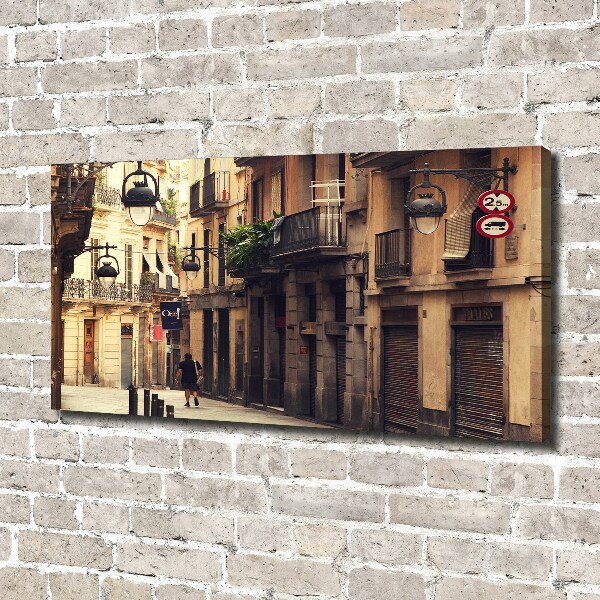 Foto op canvas Straten van Barcelona