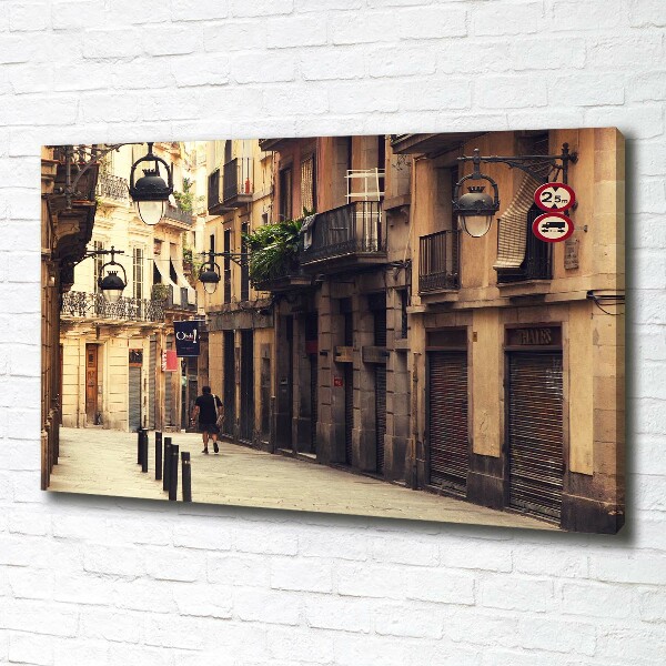 Foto op canvas Straten van Barcelona