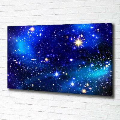 Schilderij op canvas Sterrenhemel