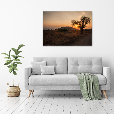 Foto op canvas Zonsondergang