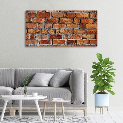Foto op canvas Bakstenen muur