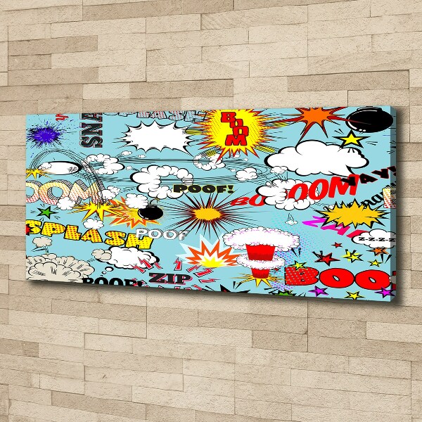 Duży foto obraz na ścianę canvas Komiks