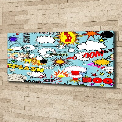 Canvas schilderij strips